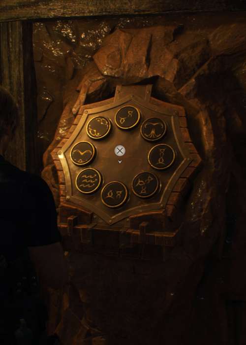 How to solve the large cave shrine puzzle in Resident Evil 4 Remake