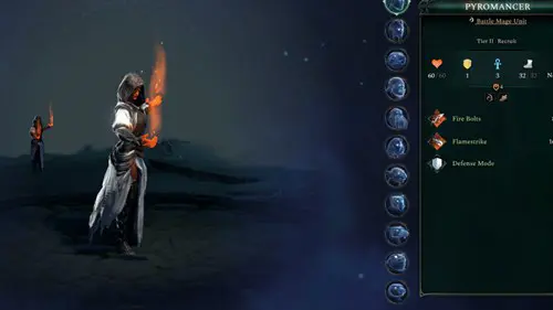 The battle mage unit in Age of Wonders 4