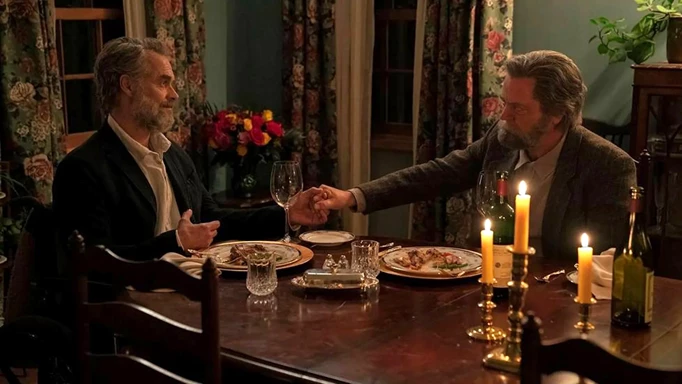 Bill and Frank having dinner The Last of Us Episode 3