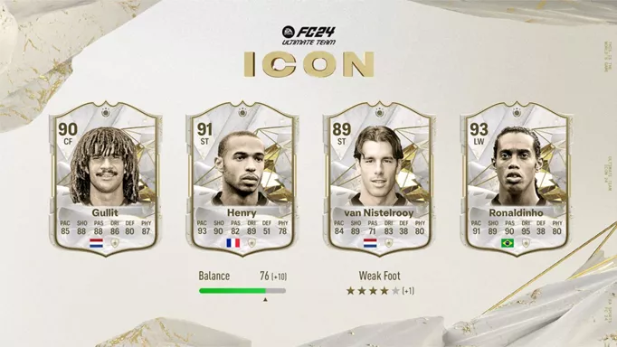 EA FC 24 - First 8 ICONs Revealed - Esports Illustrated