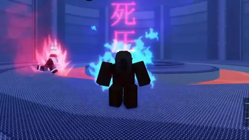 An image of the Press of Death cutscene in Fire Force Online