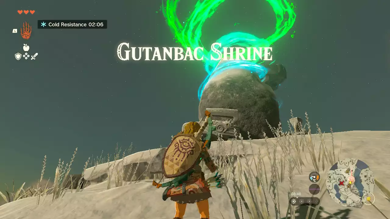 How to find the Gutanbac Ice Shrine in Zelda: Tears of the Kingdom