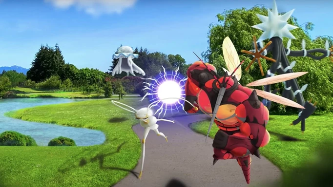 Some of the Ultra Beasts in Pokemon GO