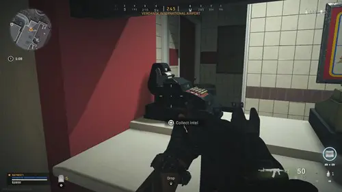 Secrets of the Pacific Warzone locations holds a cash register.