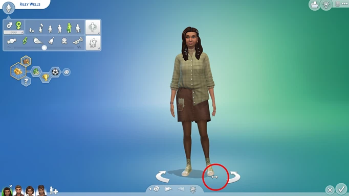 How to adjust height with The Sims 4 height slider mod
