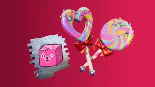 Picture showing the two Fortnite Creative Builders Challenge voting rewards