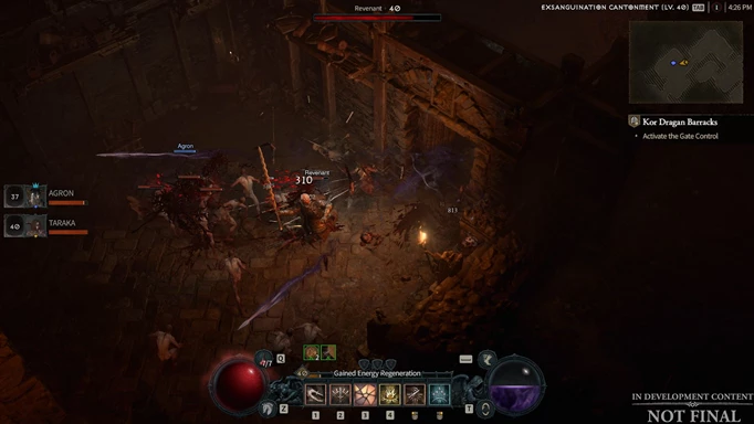 Diablo 4 rogue combat gameplay screnshot