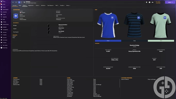 Image of Chelsea in Football Manager 2024