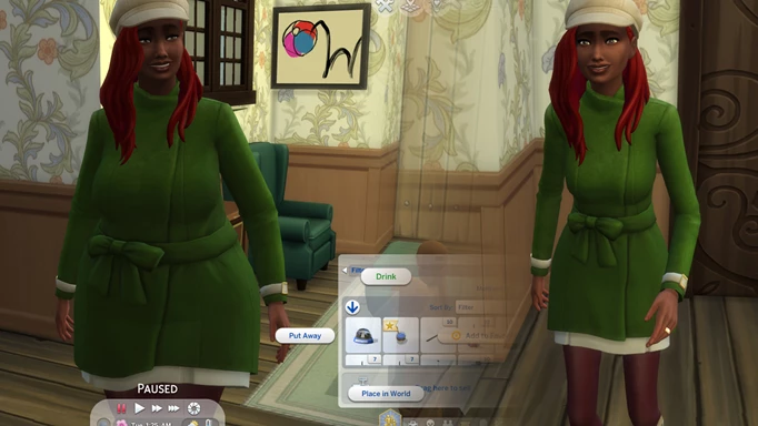 Insta-lean and Insta-large potions in The Sims 4