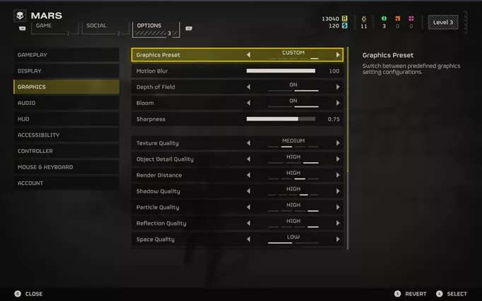 Helldivers 2 Steam Deck settings