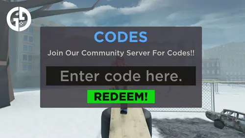 Only Up Blox code redeem screen