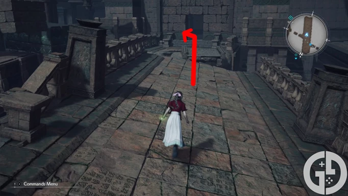 Image showing the location of Red XIII's Brisingamen in Final Fantasy 7 Rebirth