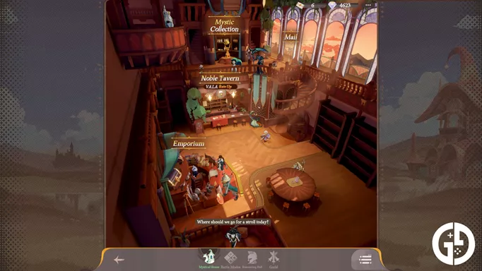 The Dream House where you can access the emporium to buy Stellar Crystals.
