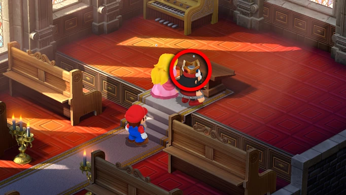 Peach's Crown in Super Mario RPG