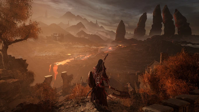The landscape of the world in Lords of the Fallen