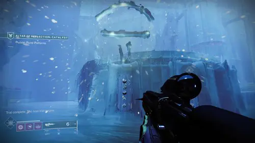 Destiny 2 Altar of Reflection: A symbol sequence is completed