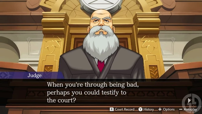 The judge as he appears in Apollo Justice: Ace Attorney