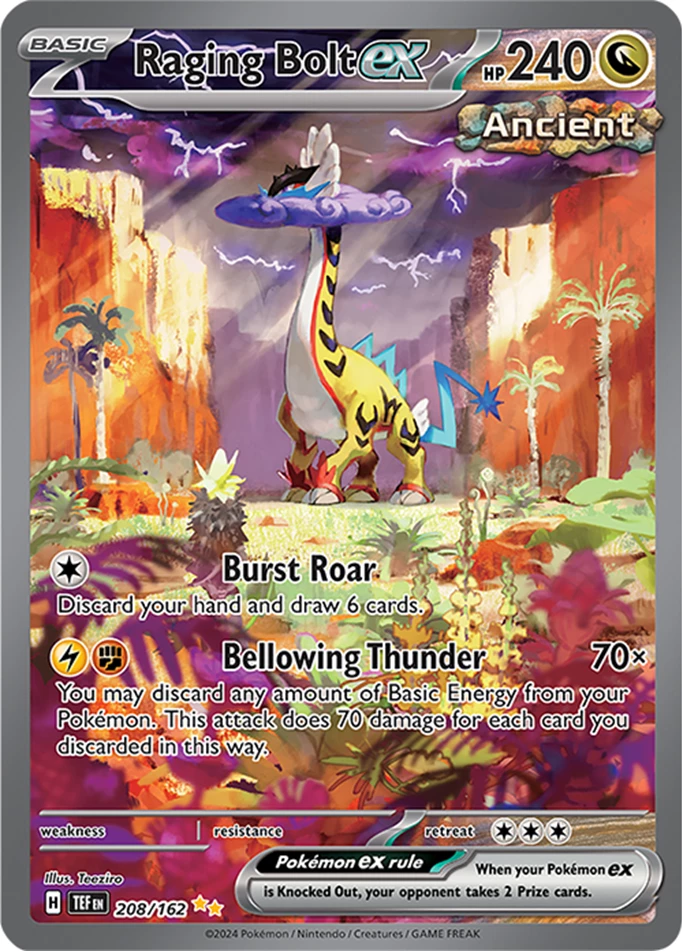 Raging Bolt Special Illustration Rare card