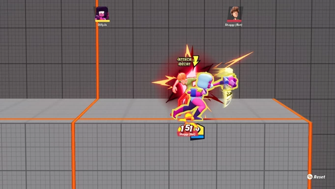 Garnet connects her side-normal combo in MultiVersus.