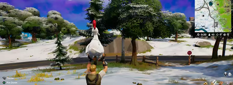 Fornite Fly With A Chicken: Where To Find Chickens In Fortnite