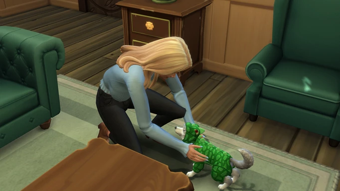 Screenshot of The Sims 4 friendship cheat maxing out friendship between sims and pets