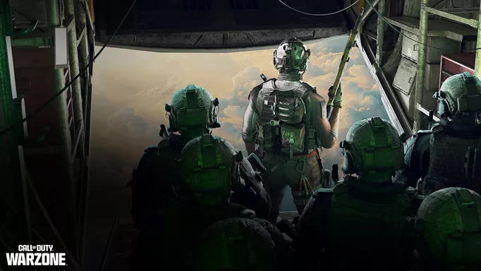 A cinematic screenshot of Warzone