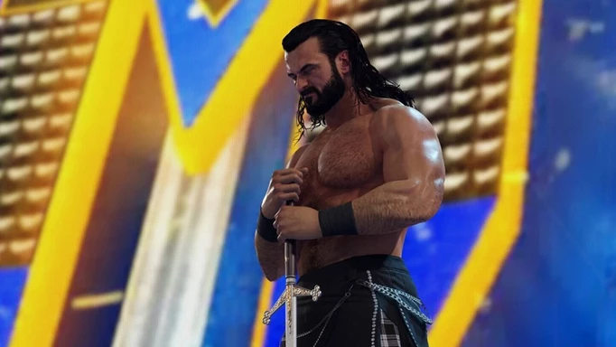 WWE 2K23 full roster: Drew McIntyre with his sword