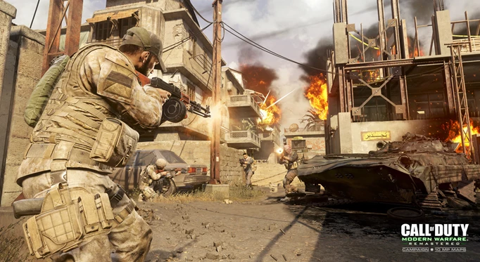 Call of Duty Modern Warfare map Backlot