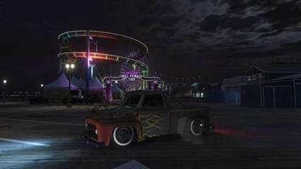 GTA Online Truck On The Pier