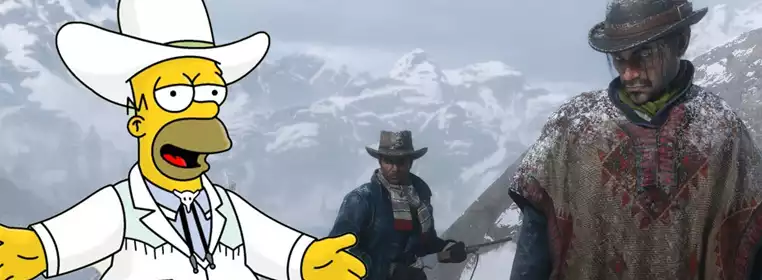 Red Dead Player Creates Homer Simpson In-Game