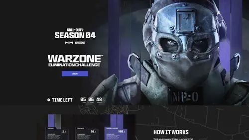 Visit www.callofduty.com to register for the Warzone Elimination Challenge.