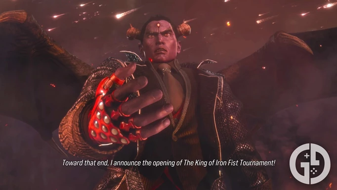 Devil Kazuya announces The King of Iron Fist Tournament