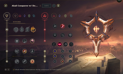 Akali Precision (Conqueror) with Domination