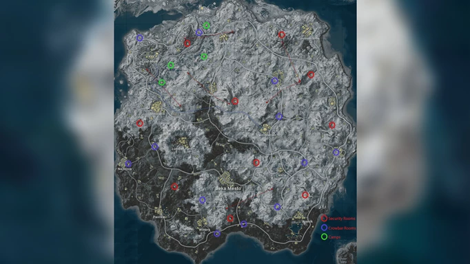 PUBG Vikendi Security Key And Security Room Locations