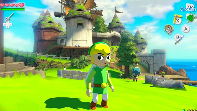 Zelda külək waker gameplay