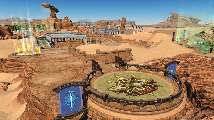 Crystalline Conflict arena in FFXIV
