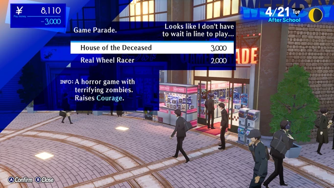 Arcade Persona 3 Reload