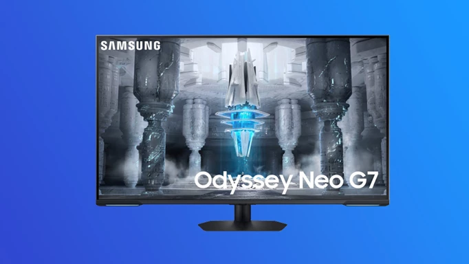 Samsung - Odyssey Neo G7 43" Mini 4K Gaming Monitor