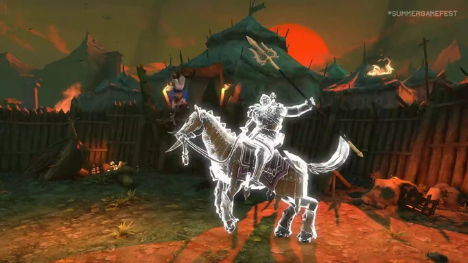 Screenshot of a horse in Prince of Persia: The Lost Crown