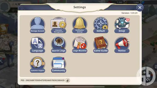 The code redemption screen for Grand Cross: Age of Titans