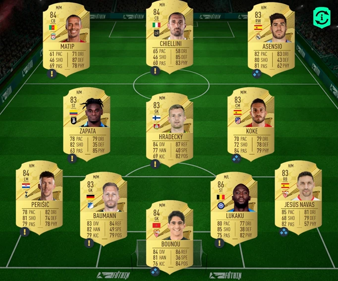FIFA 23 POTM Valverde Squad 1