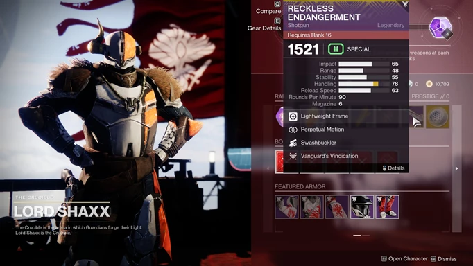 Destiny 2 Done and Dusty: how to get reckless endangerment