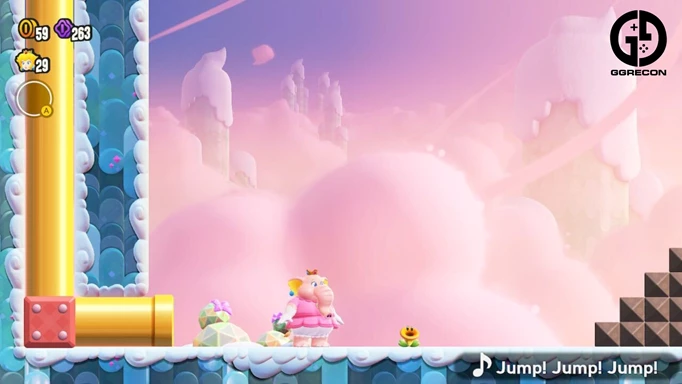 The location of the second special level in Mario Wonder
