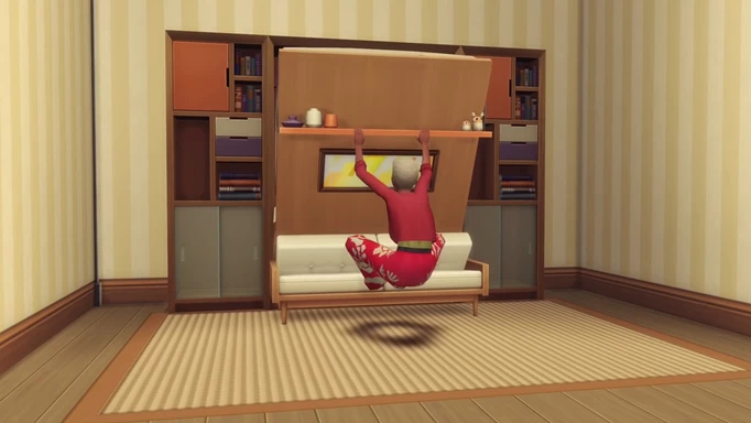 Death by murphy bed in The Sims 4