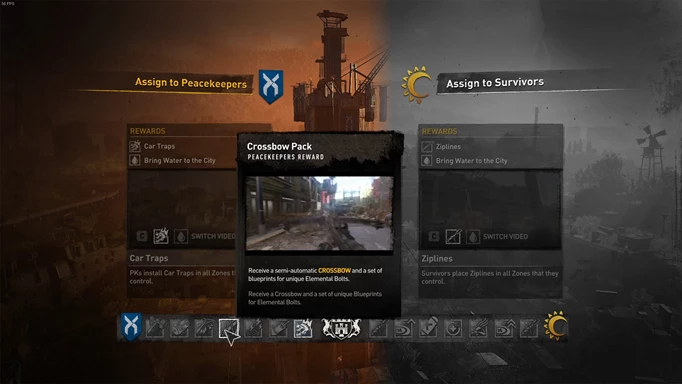 Dying Light 2 Crossbow alignment
