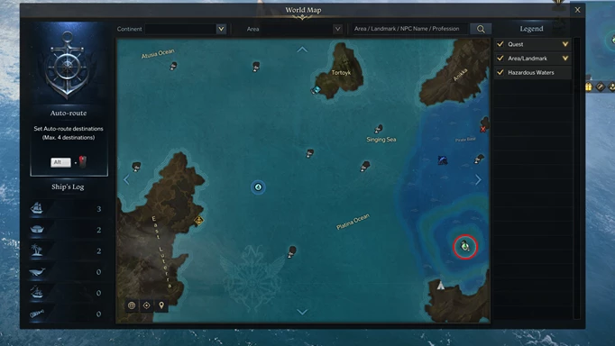 Lost Ark Pest Control is a quest you start at Blackfang's Den island