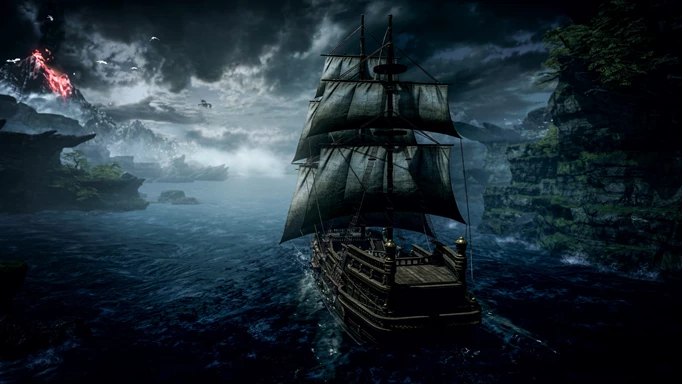 Lost Ark screenshot showing a ship sailing