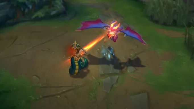Gameplay of Smolder from LoL.