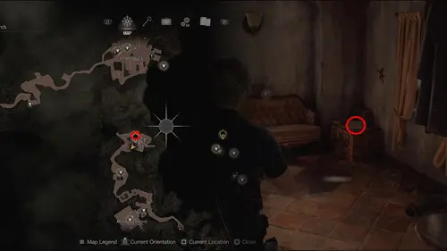 Resident Evil 4 Remake, Village Chief Manor Small Key Location