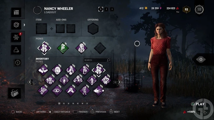 Nancy Wheeler's unique Perks: Better Together, Fixated and Inner Strength in Dead by Daylight